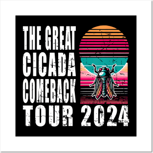 Great Cicada Comeback Tour 2024 Posters and Art